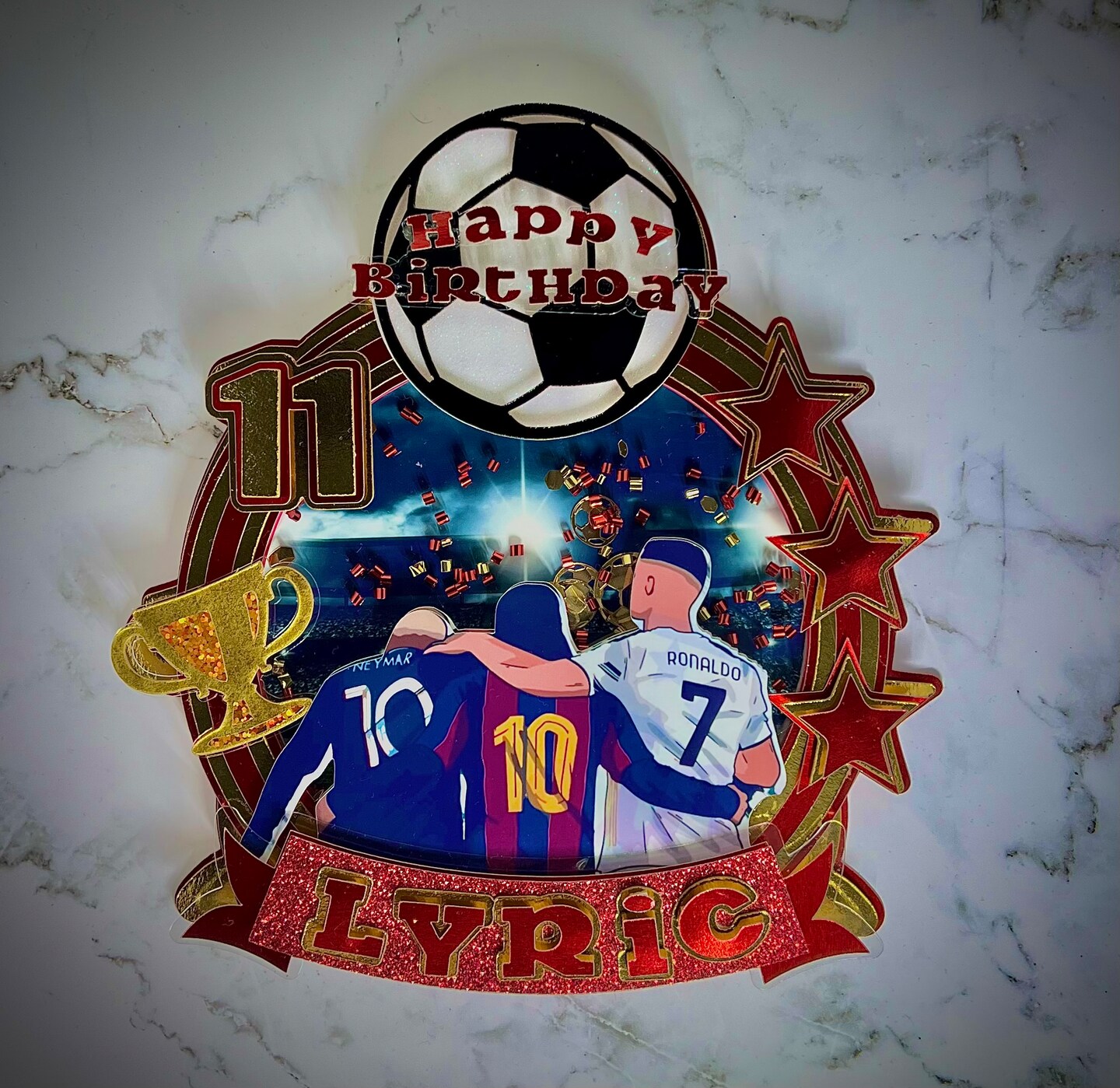 Shaker and Lights Cake Topper MakerPlace by Michaels