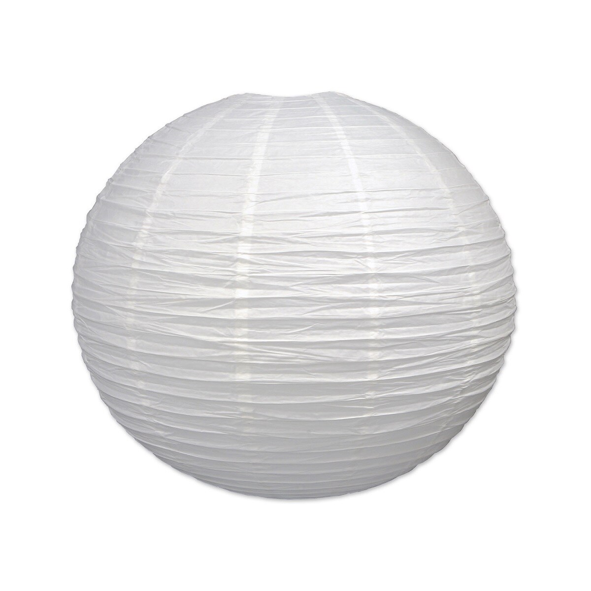 Beistle Pack of 6 White Decorative Classical Jumbo Paper Lantern Hanging Decorations 30&#x22;