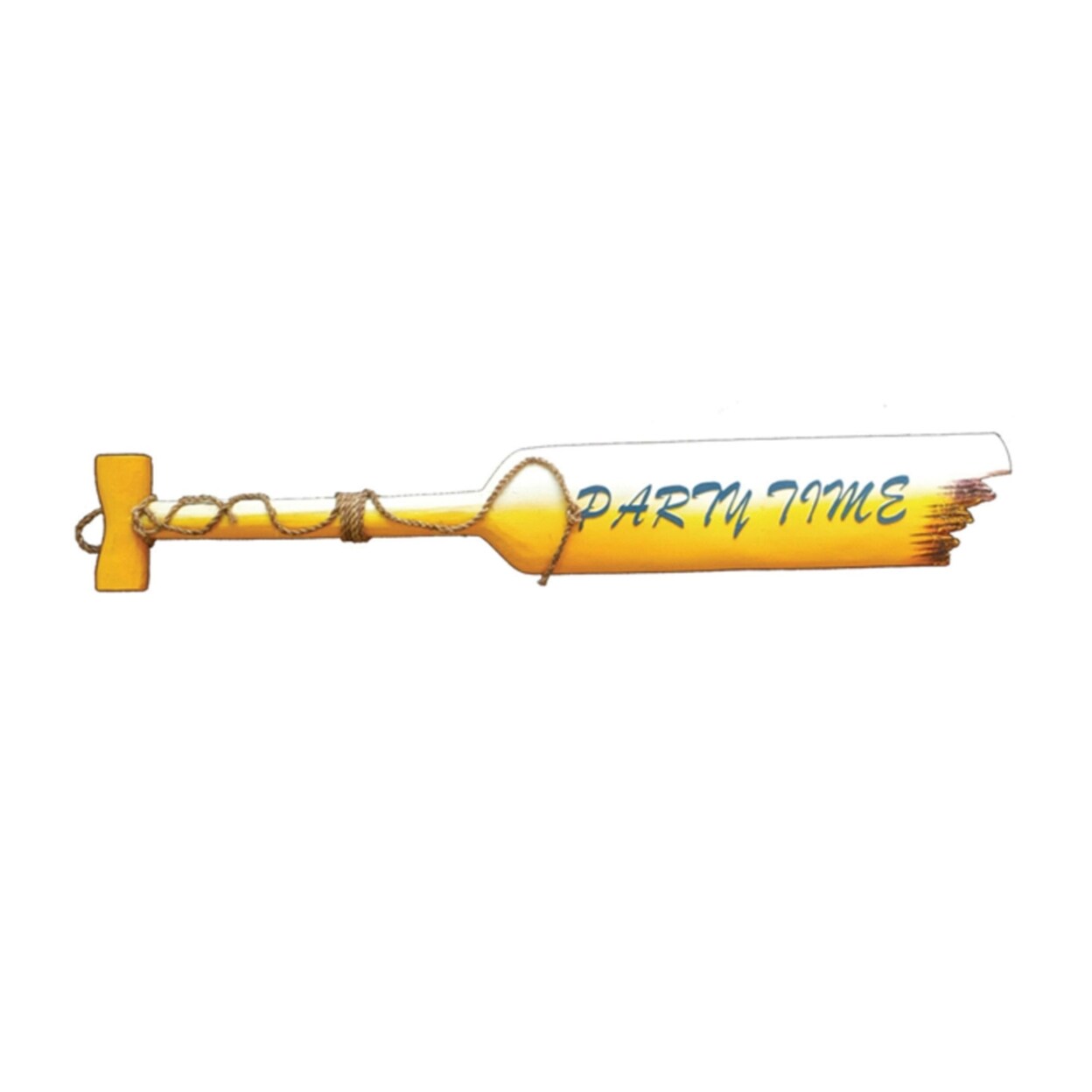 RAM Outdoor Decor Home Decor Polyresin Hand-Painted Party Time Oar