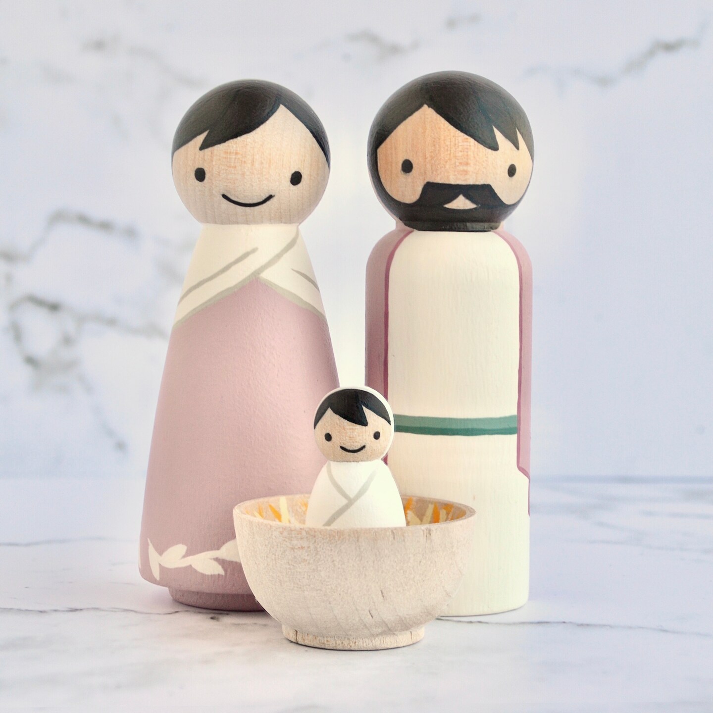 Michaels wooden peg 2024 dolls