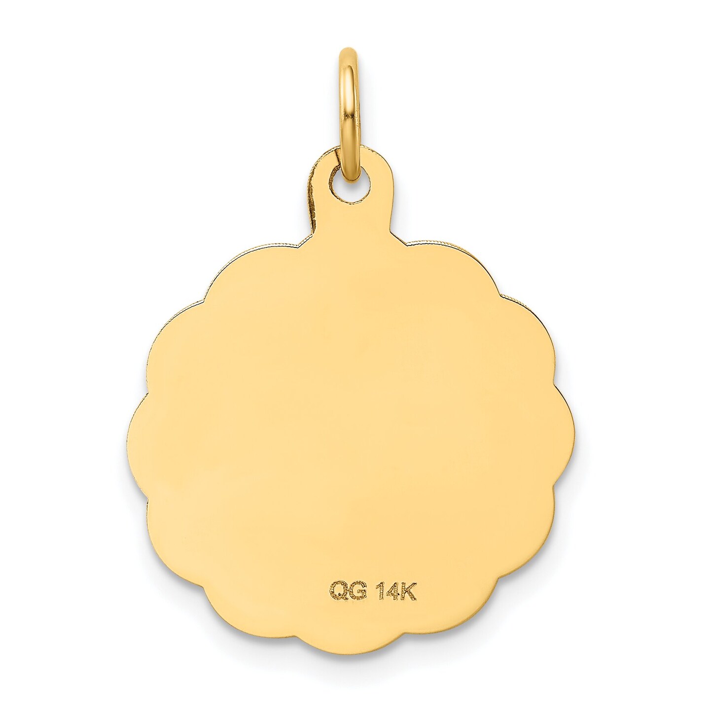 14K Yellow Gold Graduation Day Cap & Diploma Charm Jewerly 26mm x 20mm