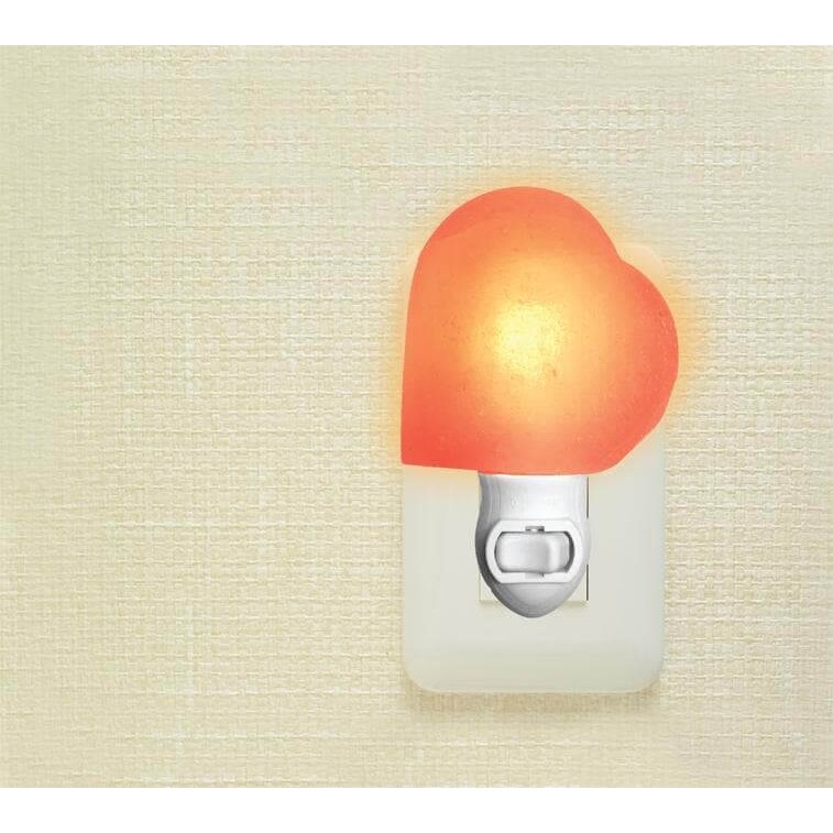 All Himalayan Salt Himalayan Crystal Salt Heart Night Light