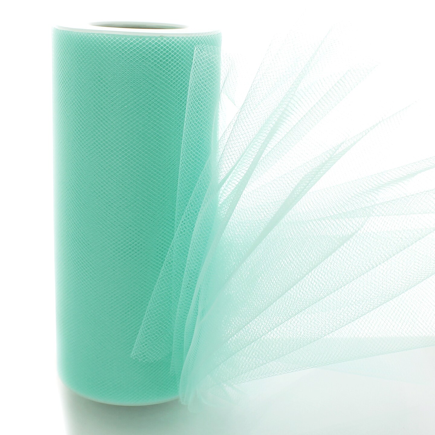 6&#x22; Premium Tulle Aqua 100 Yard