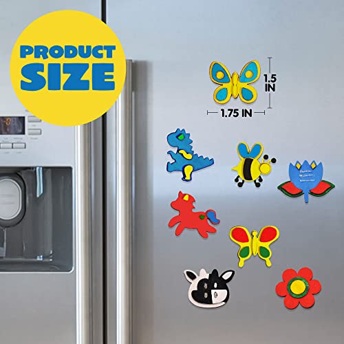 JOYIN Wooden Magnets, Spring Arts &#x26; Crafts for Boys and Girls Ages 4+, Childrens Painting Craft Activities Kit, Craft Toys Gifts for 4, 5, 6, 7, 8, 9, 10, 11 &#x26; 12 Year Old Kids