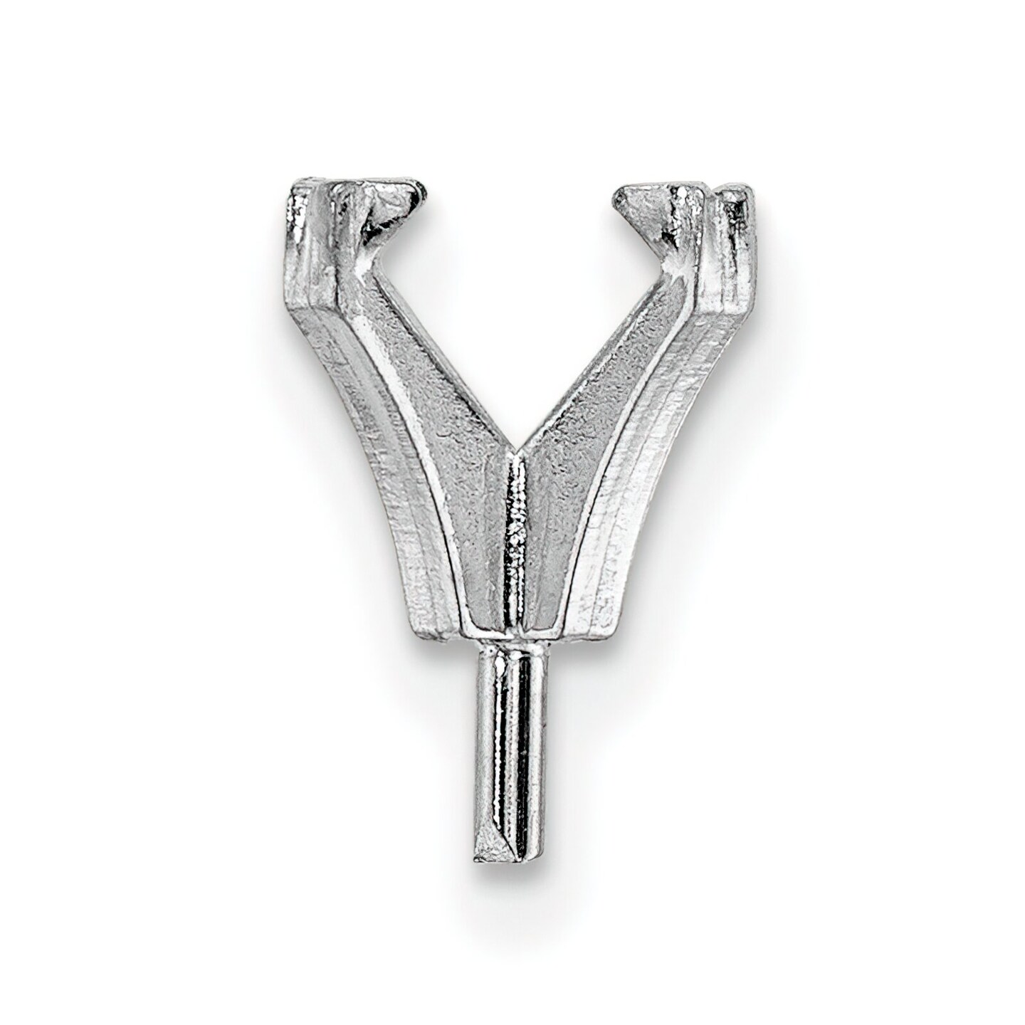 14K WG 4 Prong Princess Peg Center V-End Setting 4.5mm