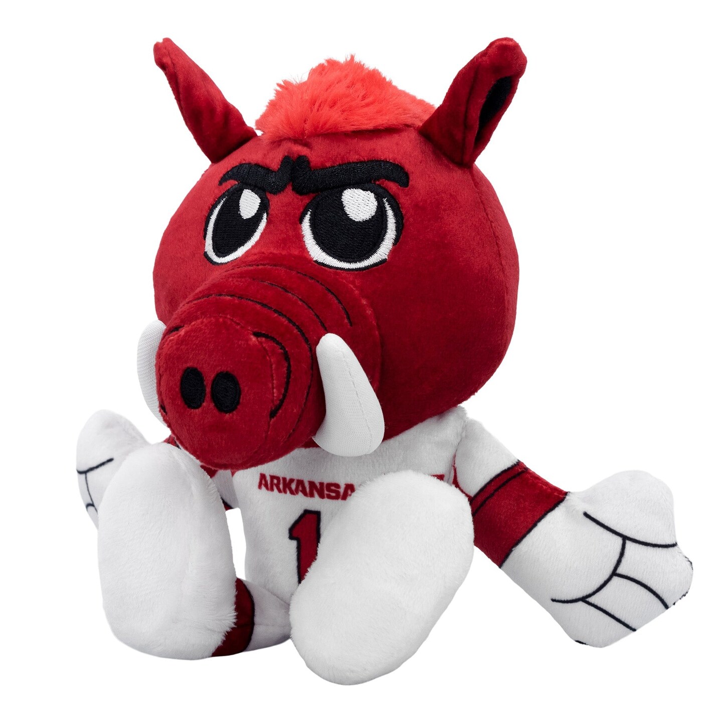 Bleacher Creatures Arkansas Razorbacks Big Red 8&#x22; Mascot Kuricha Sitting Plush