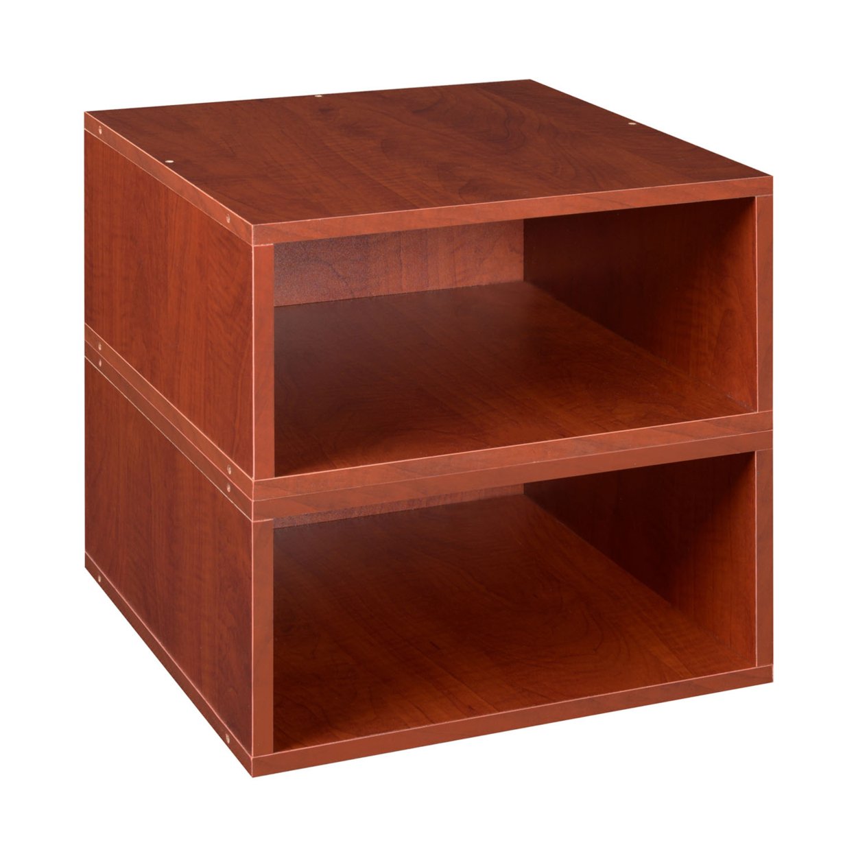 Niche   Square Cubo Storage Set - 2 Half Size Cube, Warm Cherry