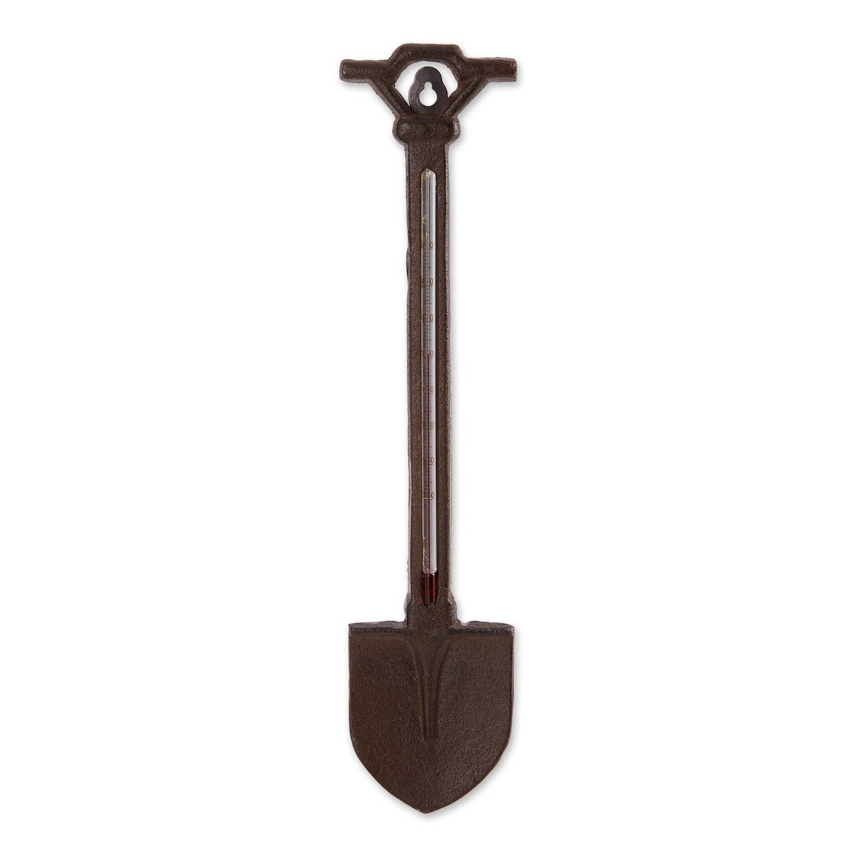 Accent Plus Home Decorative Garden Shovel Cast Iron Thermometer
