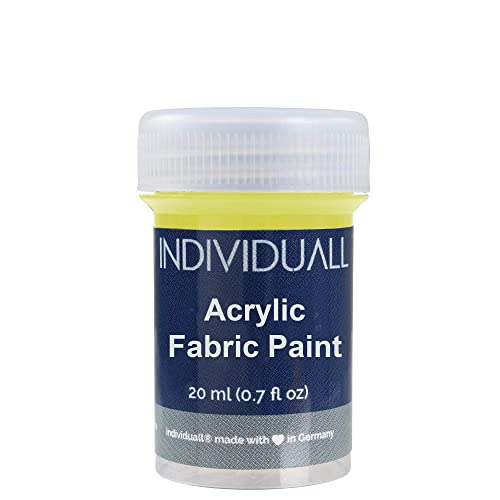 individuall Premium Fabric & Textile Paints Professional Grade Clothing  Paint Set Art and Hobby Paints Craft Paint Set with 8 x 20 ml / 0.7 fl oz