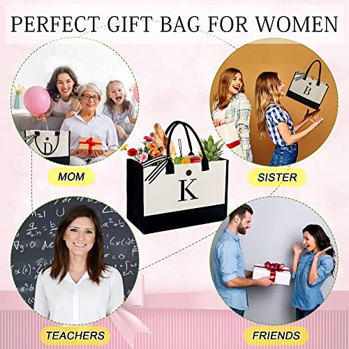 BeeGreen Birthday Gifts for Women 13oz Canvas Tote Bag for Women Who Have Everything Embroidery