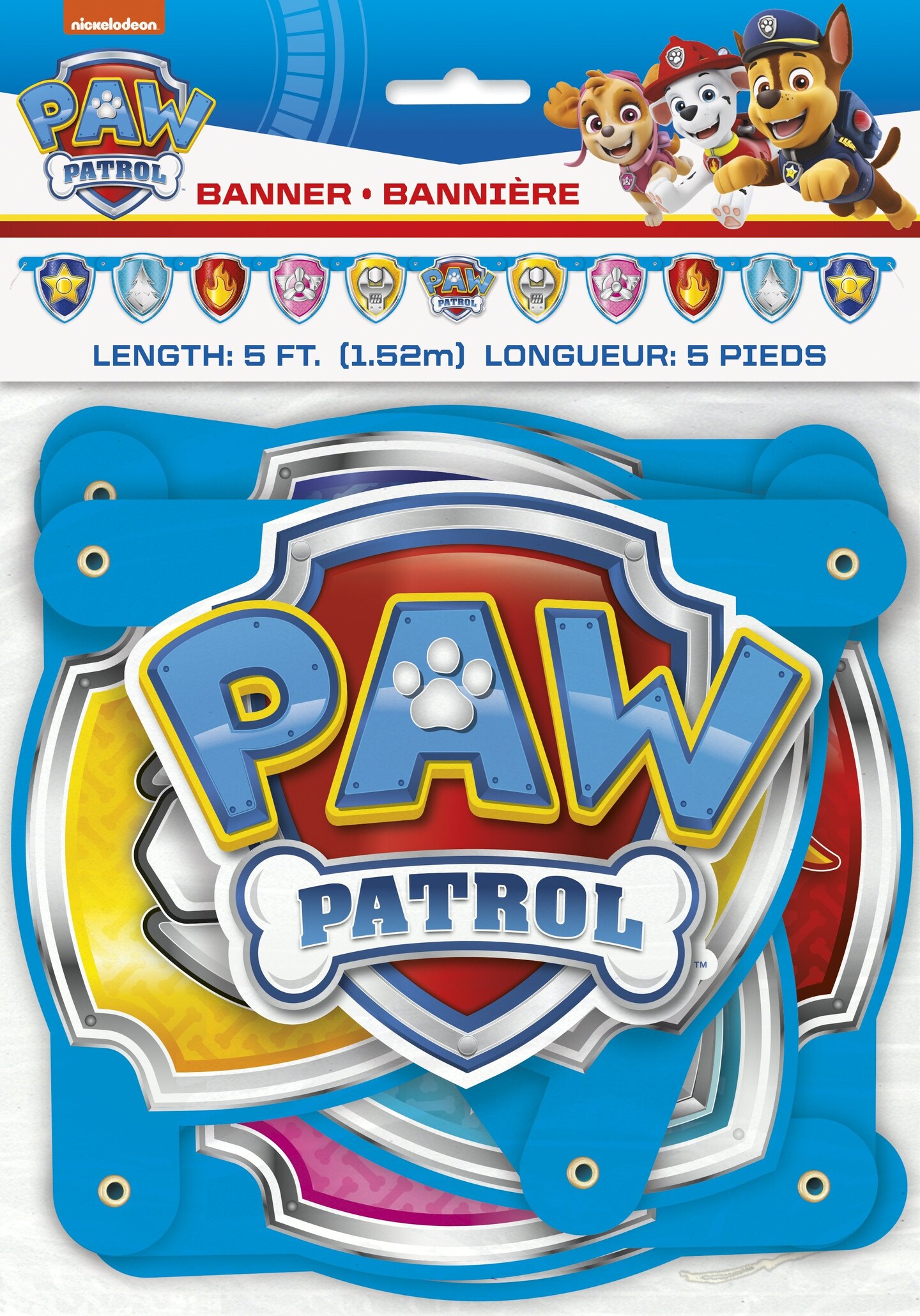 Paw Patrol Happy Birthday Jointed Banner