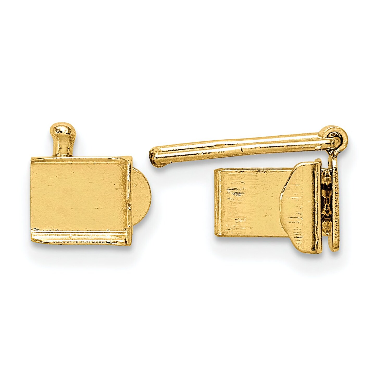 14K Gold Fold Over Clasp 7.7mm
