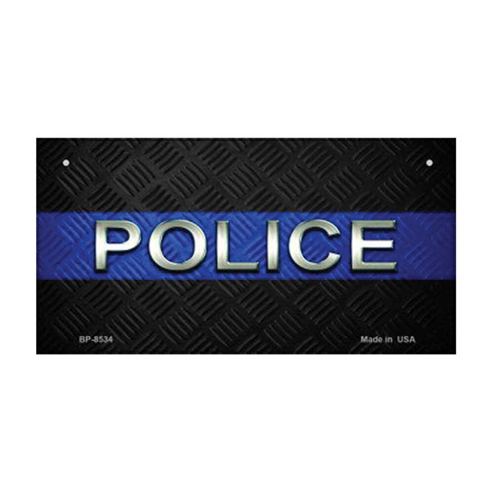 Smart Blonde Home Decorative Police Novelty Bicycle License Plate Bp-8534