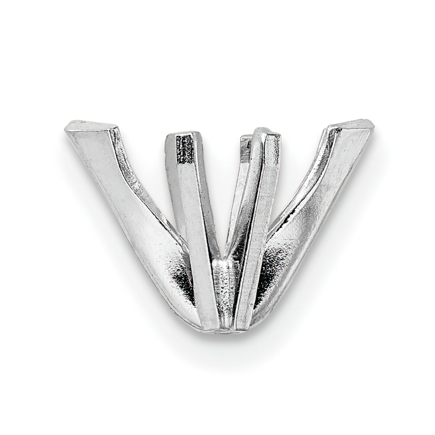 14K White Gold 6 Prong Marquise V-End Setting 12x5.5mm