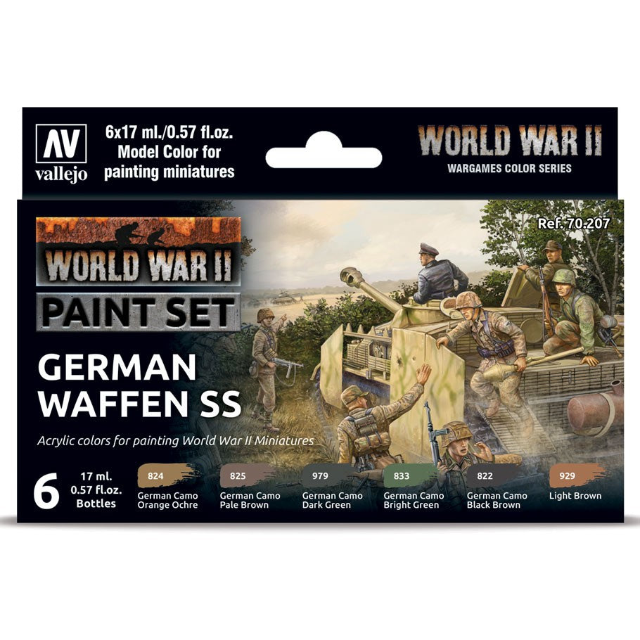 Vallejo Model Color WWII Set - German Waffen SS