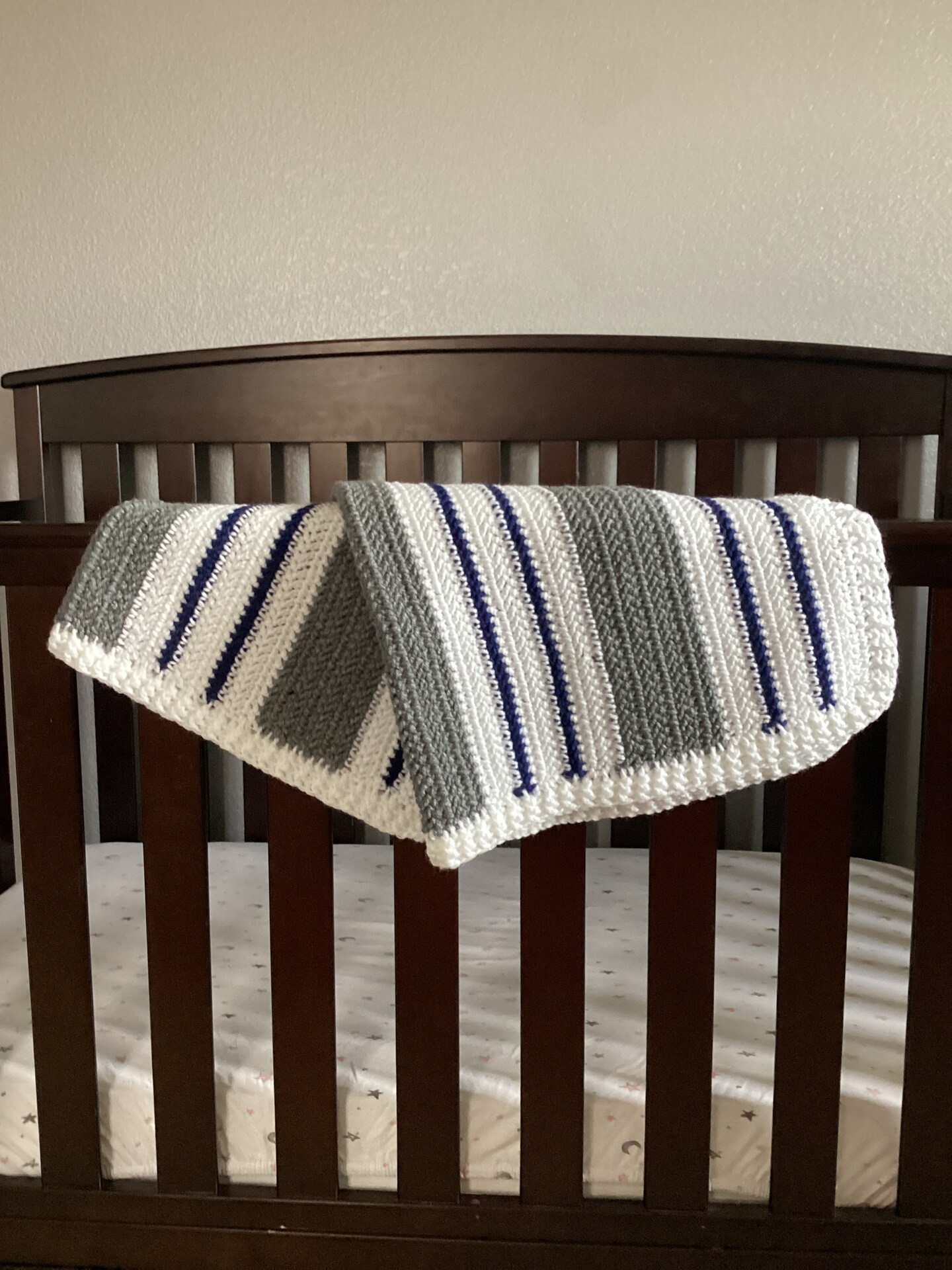 Dallas Cowboys grey themed baby blanket MakerPlace by Michaels