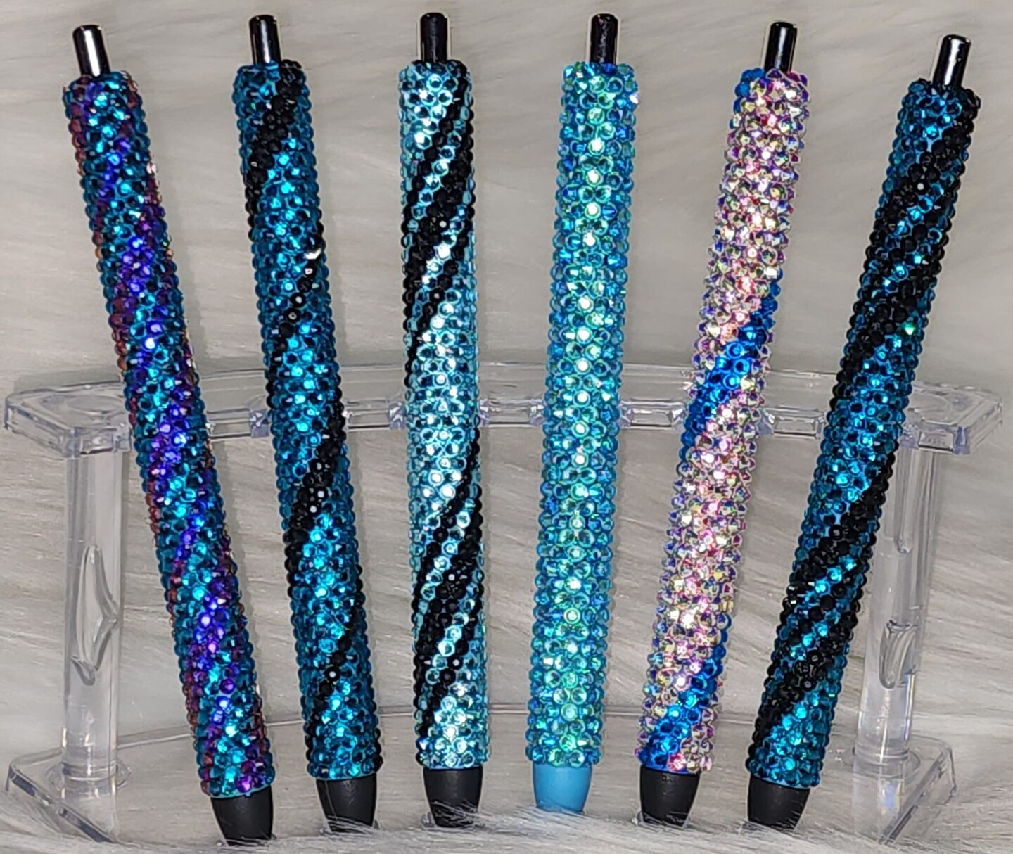 Rhinestone Sparkling Ball Point Pens with Stylus by Cedar Country