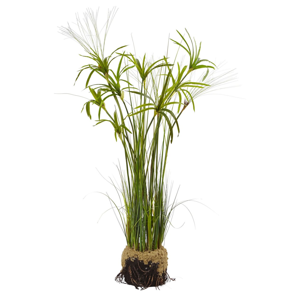 Nearly Natural   Papyrus Plant with Faux Soil