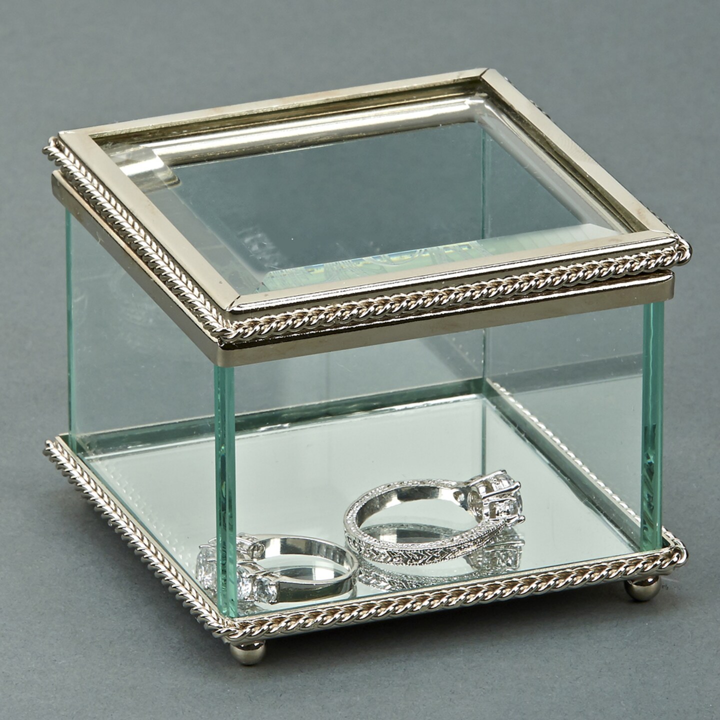 Box Invisible Glass Contemporary Home Living 3.25