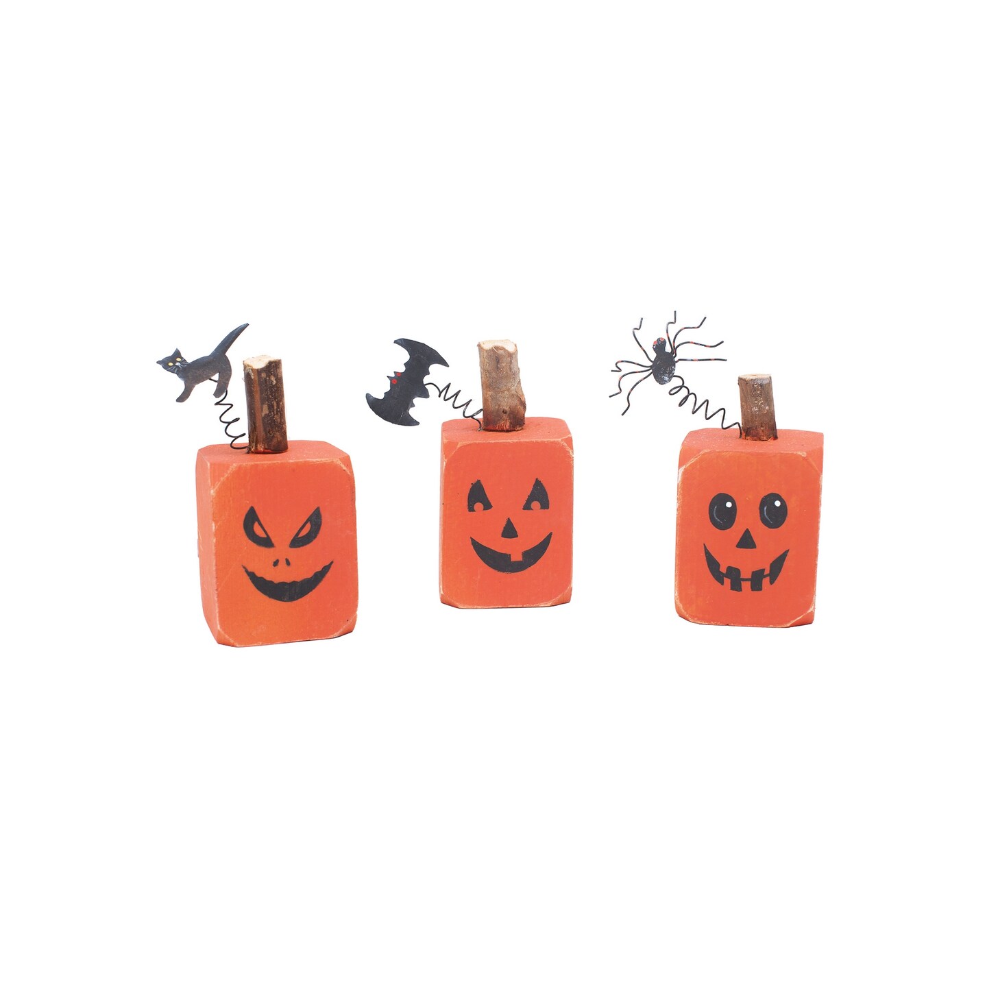 Halloween Pumpkin Block Set Of 3 Michaels