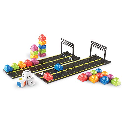 Mini Motor Math Activity Set, Homeschool, Includes Counting, Pattern, Addition and Subtraction Activities, 31 Pieces, Ages 4+