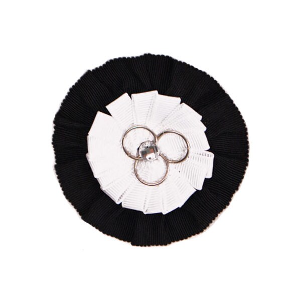 Round Ribbon Brooch