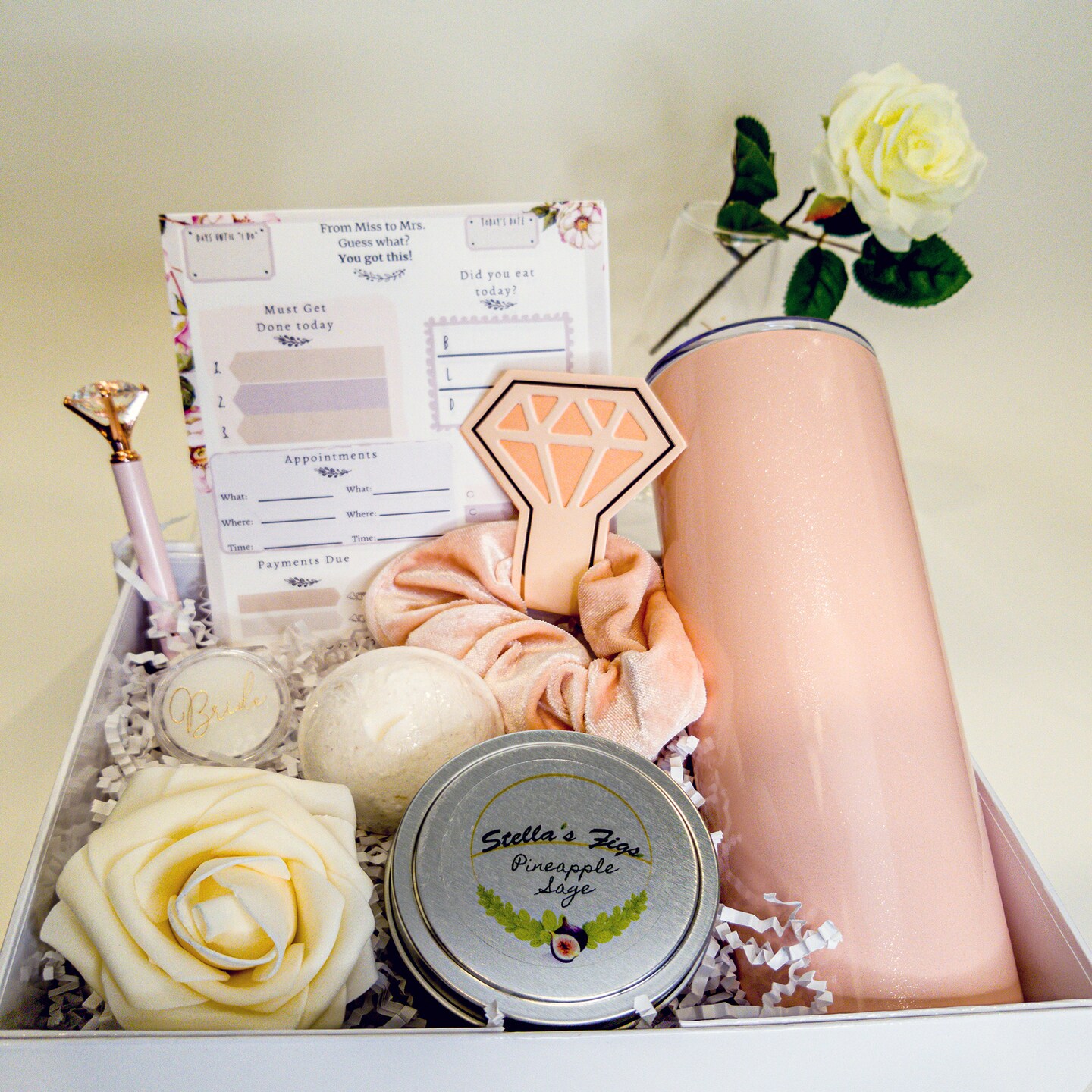 Bride to be Box - Personalized Future Mrs. Box Set -Themed Box Set shops w/ Personalized Items for Future Bride