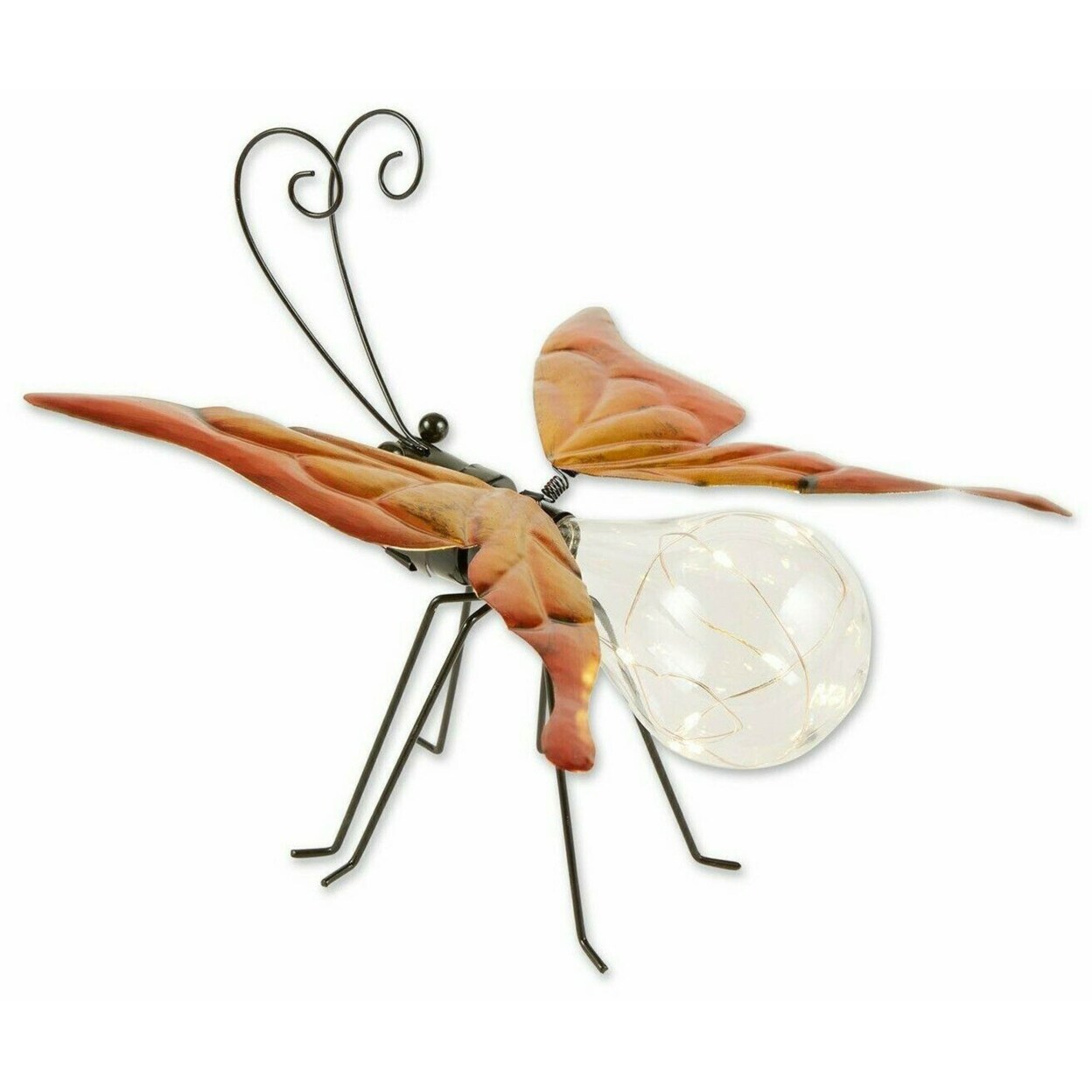 Accent Plus Home Decorative Butterfly Solar Fairy Light Garden Decor