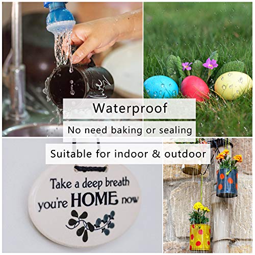 Paint Pens Paint Markers Never Fade Quick Dry and Permanent, 12 Color Oil-Based Waterproof Paint Marker Pen Set for Rock Painting, Ceramic, Wood, Fabric, Plastic, Canvas, Glass, Mugs, DIY - TF001