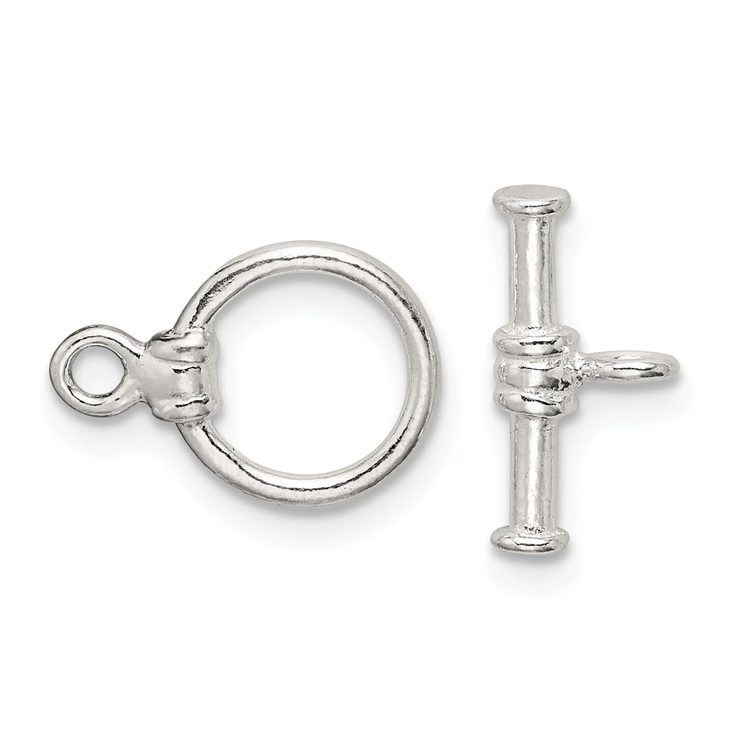 Sterling Silver Toggle Clasp - Pack of 4