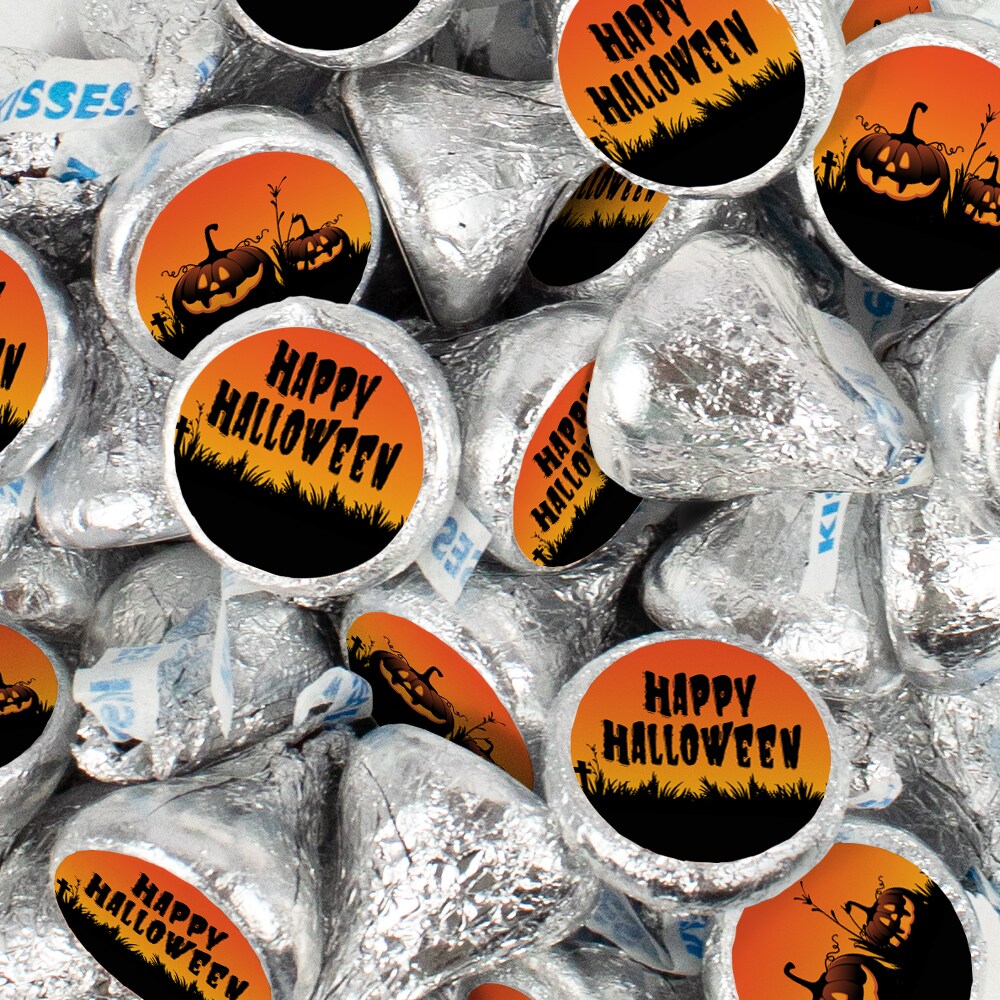 Halloween Candy Party Favors Chocolate Hershey&#x27;s Kisses