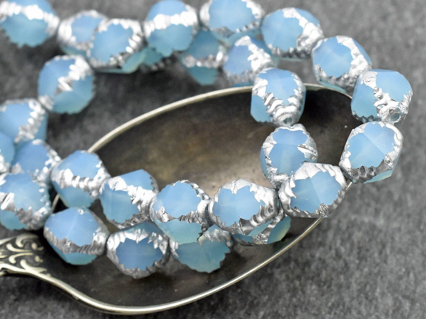 Picasso Bianco Blu Turchese Tabella Cut Finestra Di Vetro - Foto 3