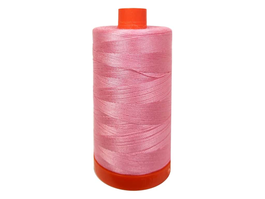 1PK Aurifil Mako Cotton Quilting Thread - 50 wt. - #2425 Bright Pink 1420 yd.