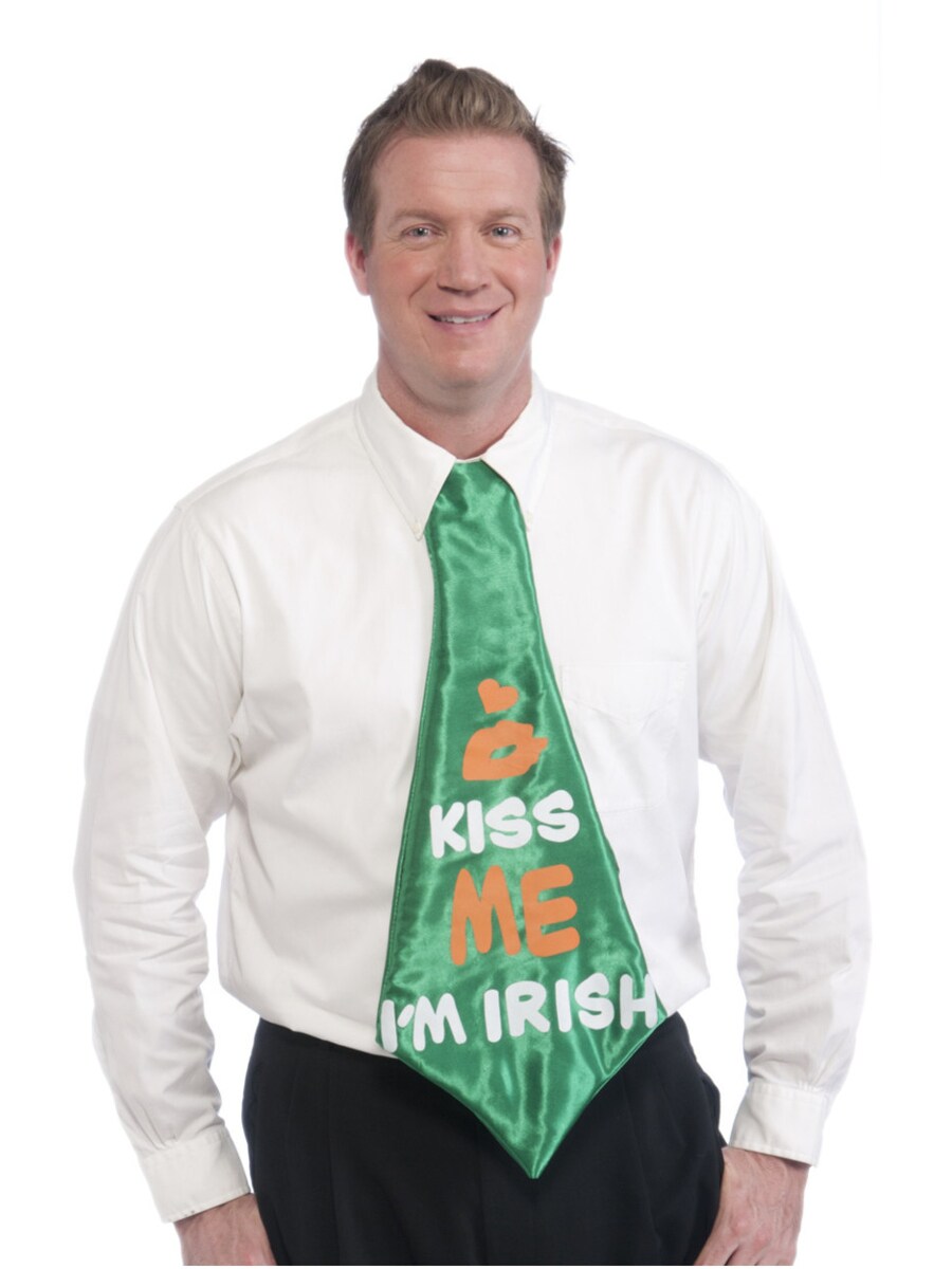 Adult&#x27;s Mens St. Patrick&#x27;s Day Jumbo Neck Tie Costume Accessory