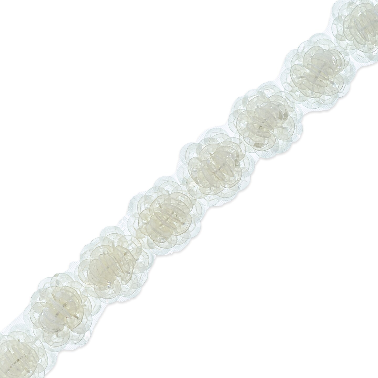 Dimensional Flower Sequin Trim (1/2&#x22;)