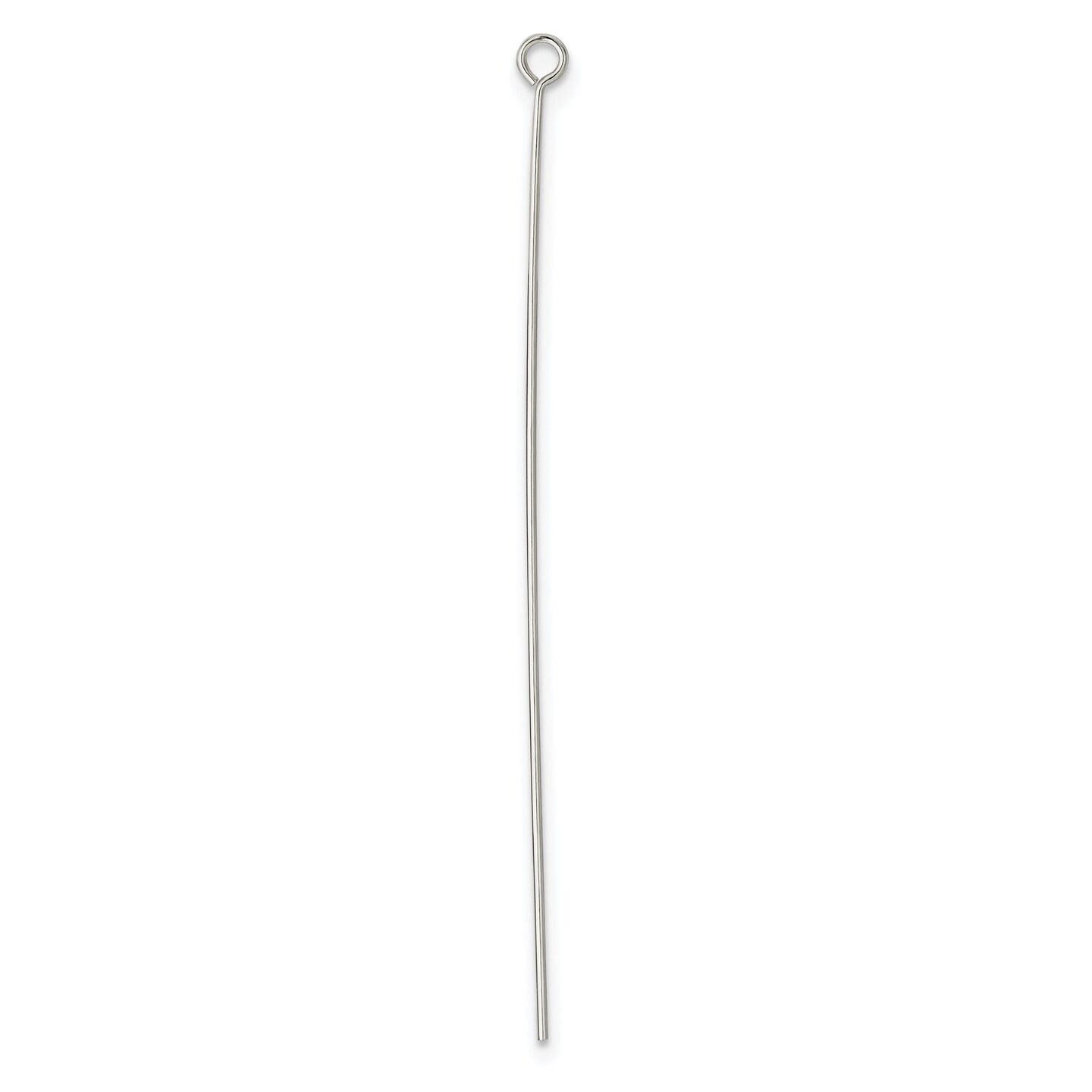 Sterling Silver 24GA Eyepin 2&#x22; - Pack of 12