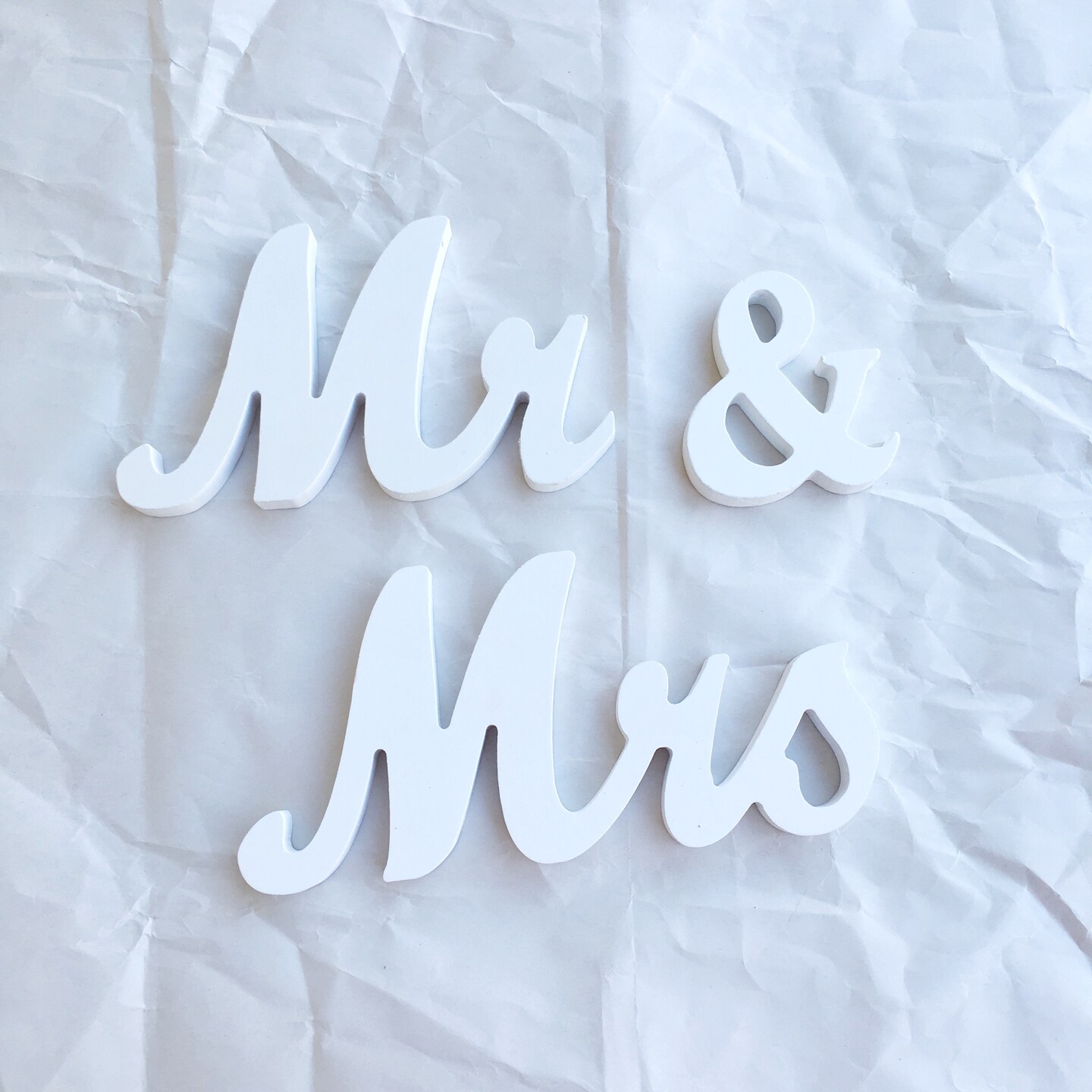 Mr and Mrs Sign Custom Wedding Table Decor image 3