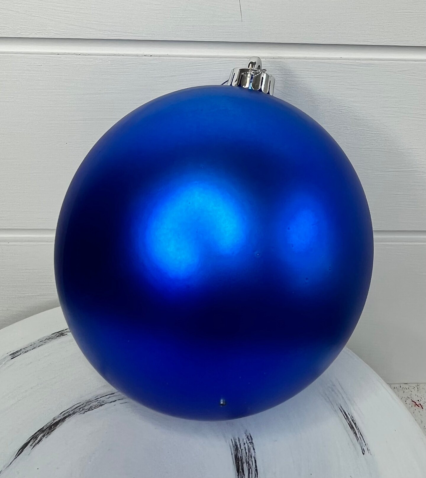 Gorgeous Matte Royal Blue Christmas Tree Ball Ornament - 150mm-XH100725