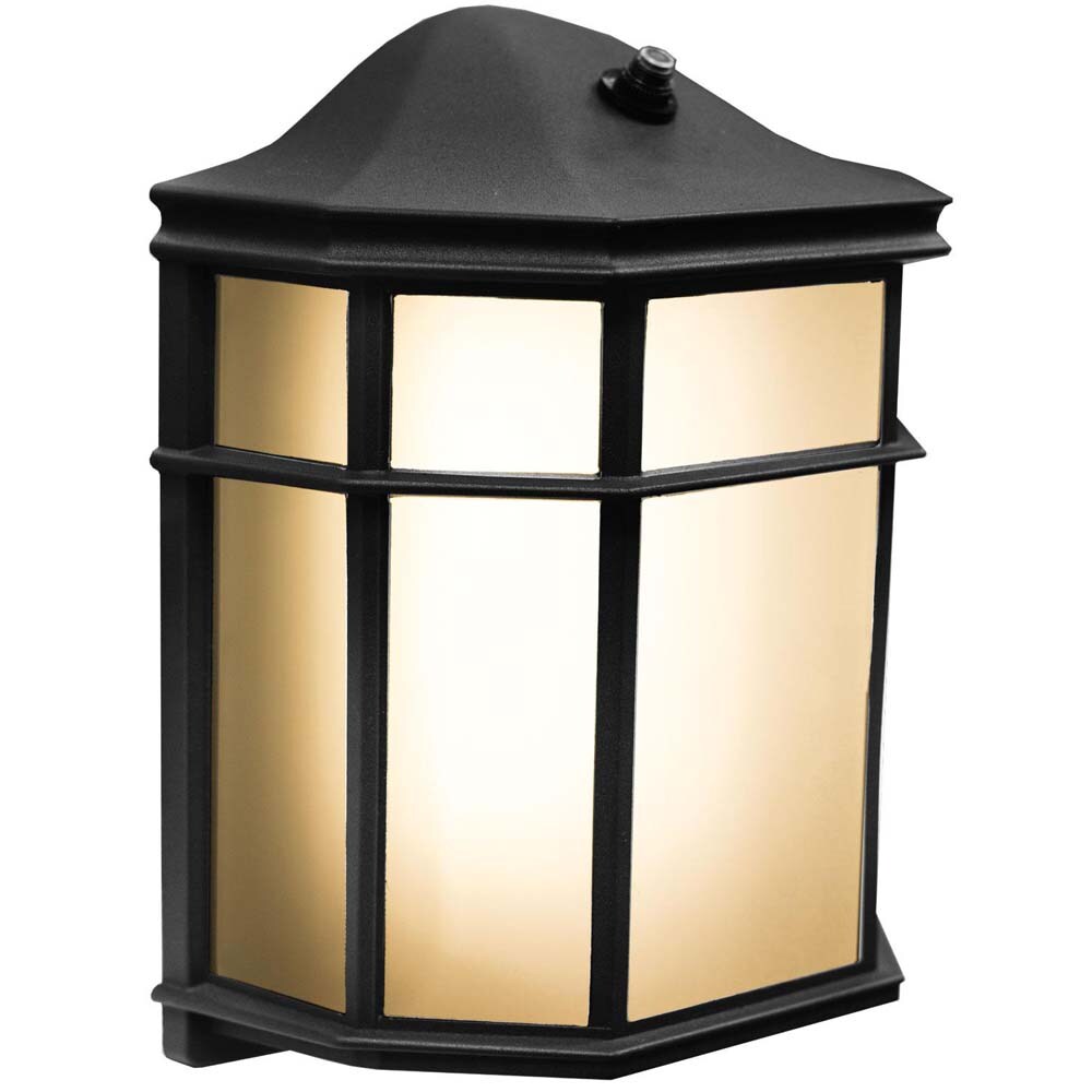 Sunlite LED Rectangle Wall Sconce Fixture 12 Watts CCT Tunable Black Finish 120v