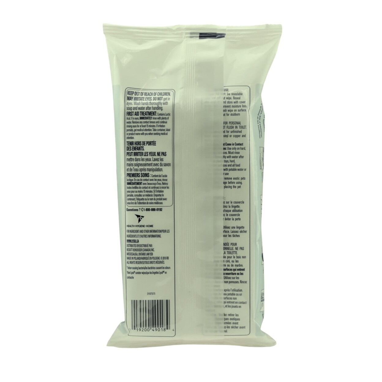 Lysol WIPES – SIMPLY Flat Pack Herbal Tea 1 Pack x 50 CT