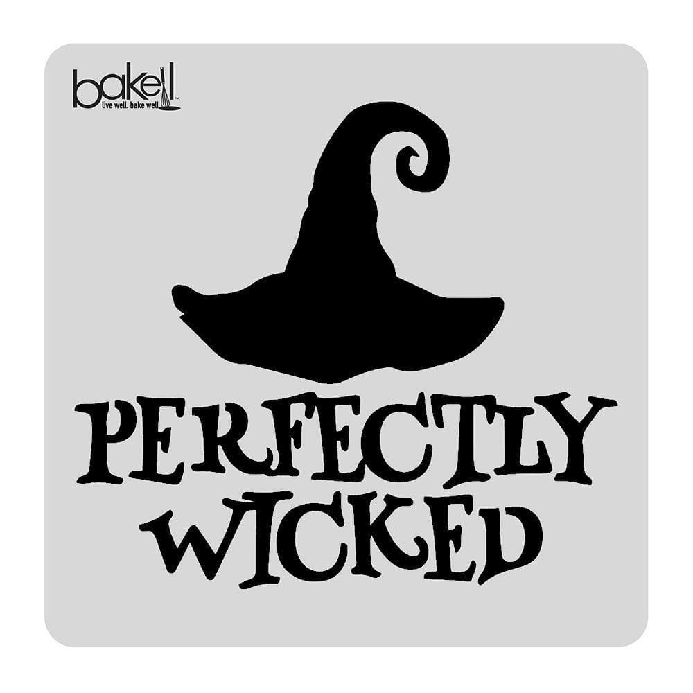 5x5 Perfectly Wicked Text Stencil Michaels