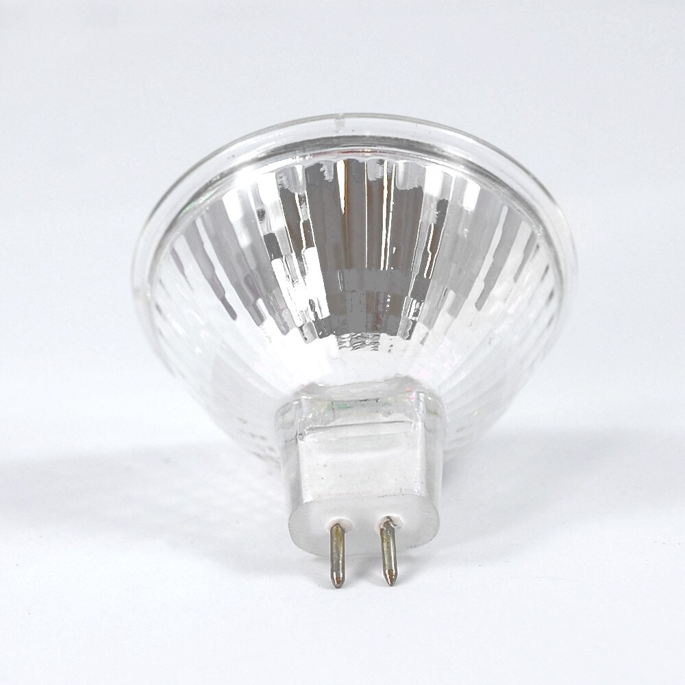 EXT/Y BulbAmerica MR16 50w 12v Yellow w/ Front Glass GU5.3 Halogen Light Bulb