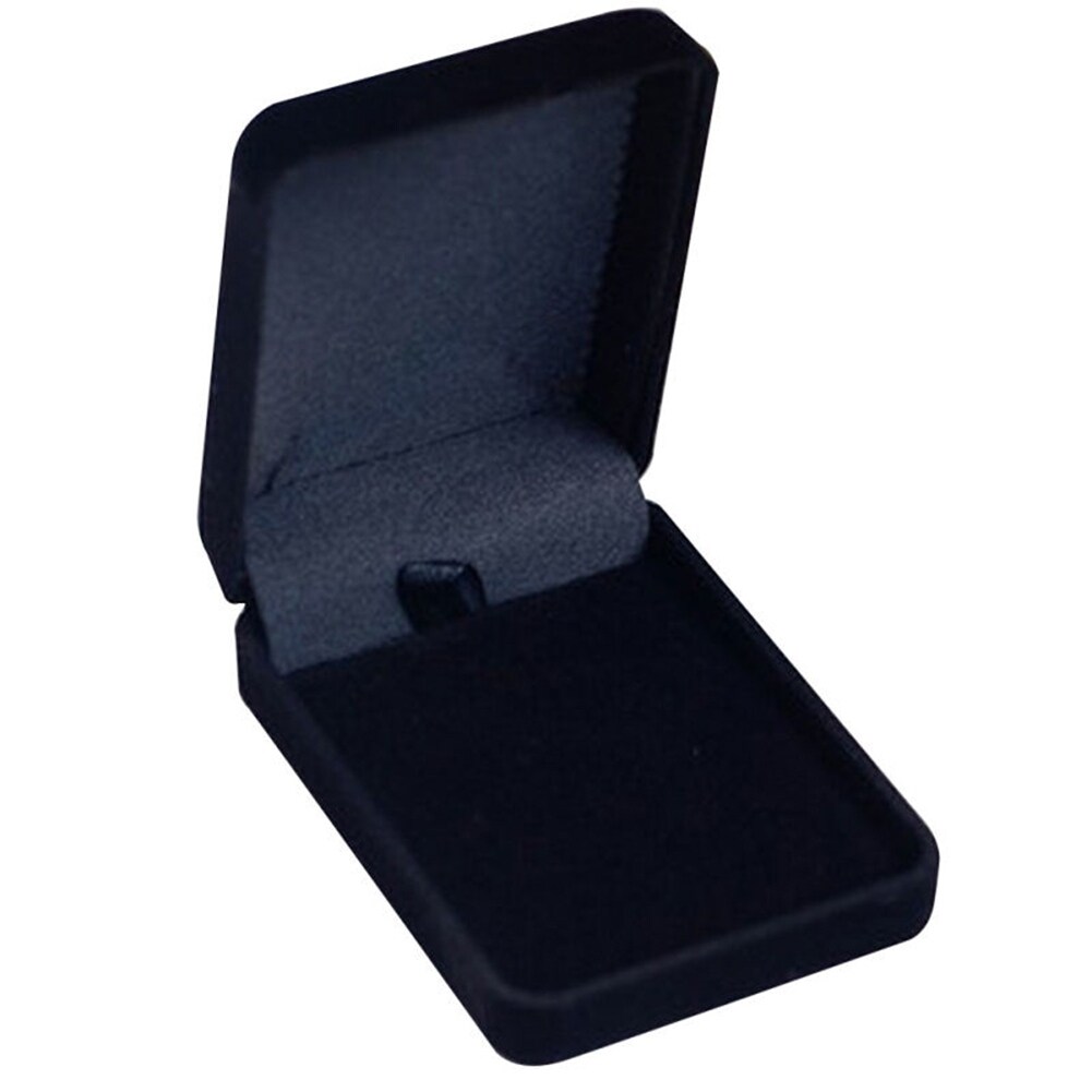 Velvet Necklace Jewelry Container Gift Display Box Ring Bracelet Storage Case
