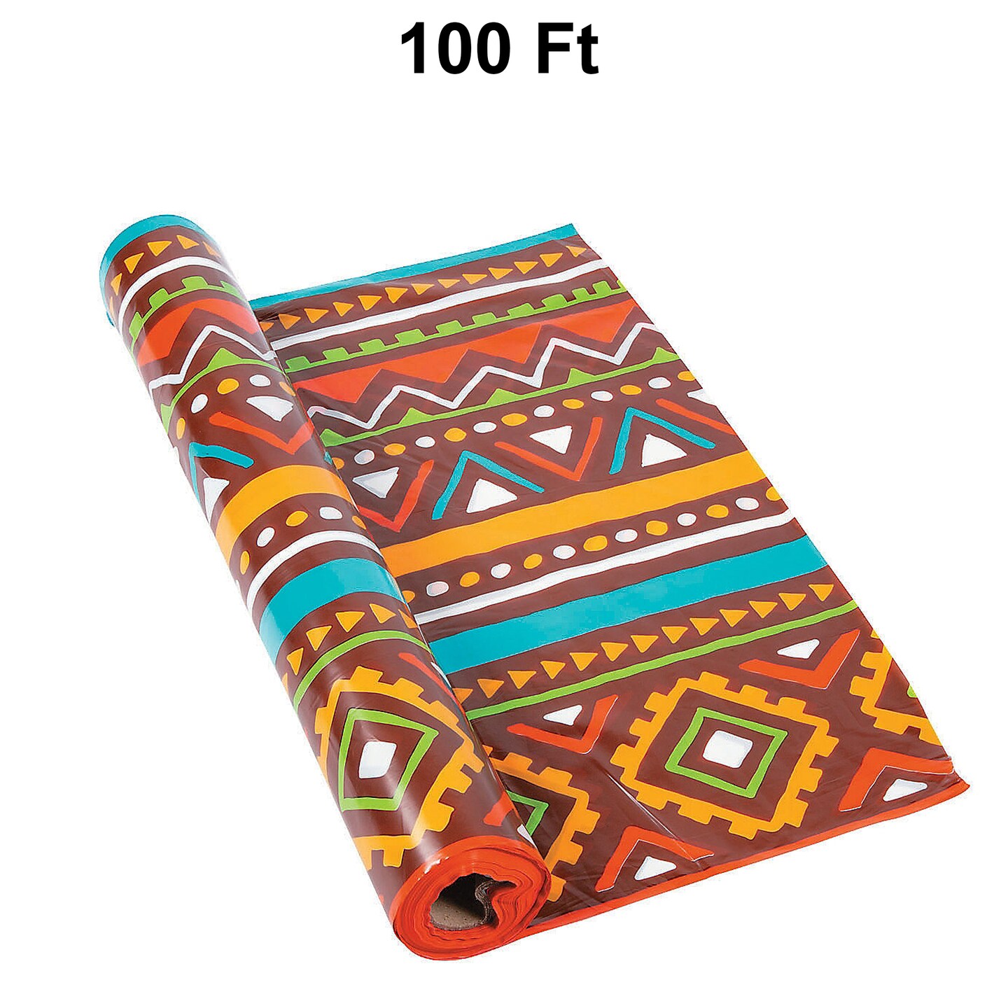 African Safari VBS Plastic Tablecloth Roll 40&#x22; x 100 ft