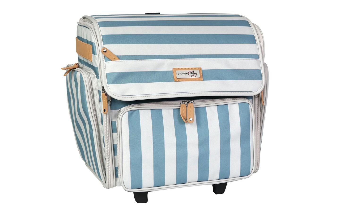 Everything Mary Scrapbooking Tote Deluxe Blue/Wht