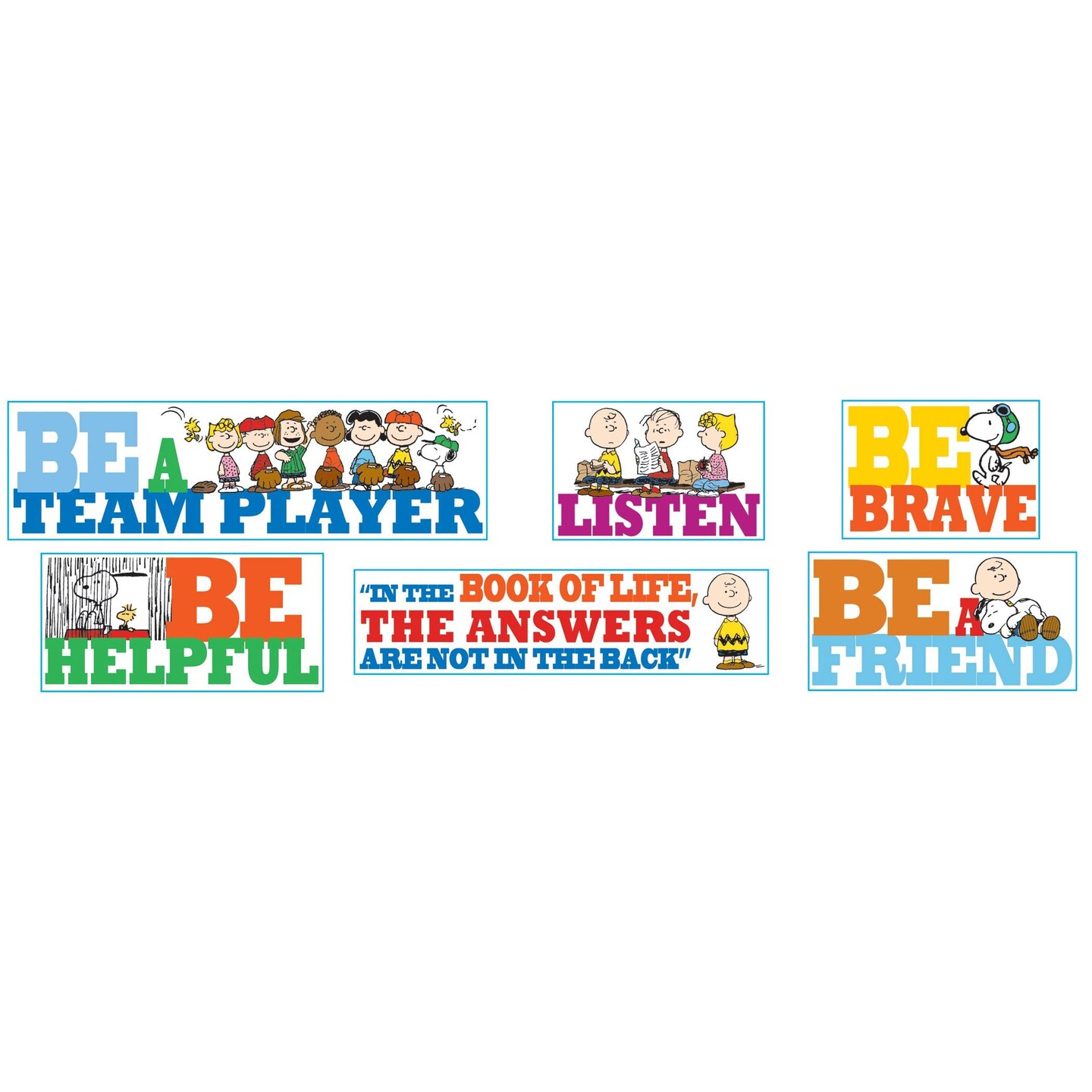 Peanuts&#xAE; Be The Best You Can Be Bulletin Board Set