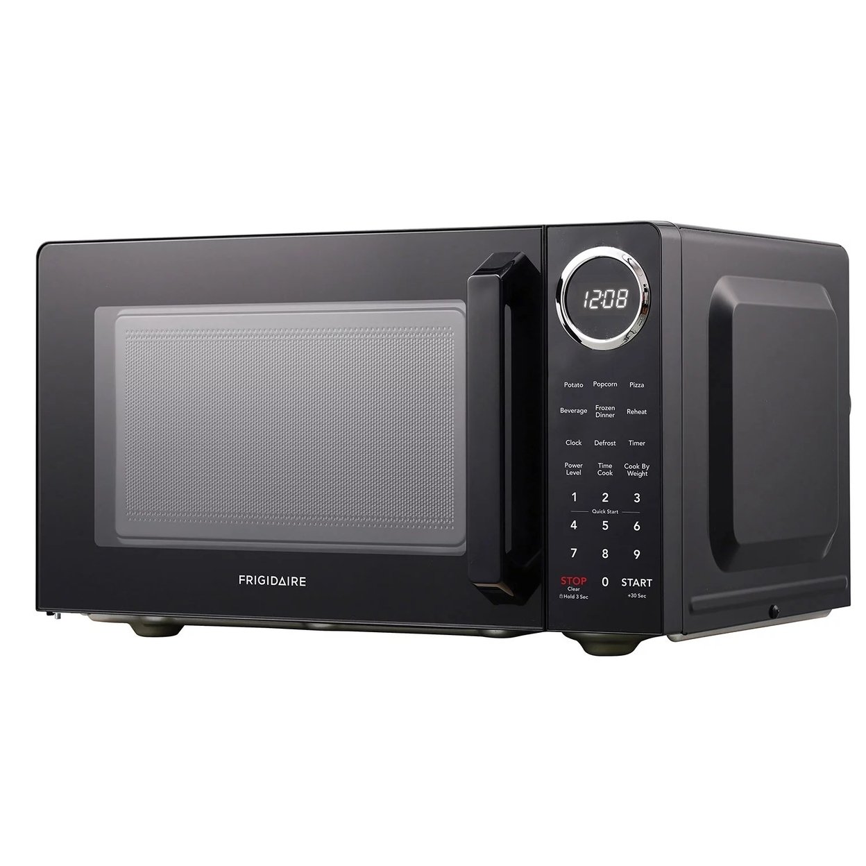 Frigidaire Black With Chrome 0.9 Cubic Foot Microwave