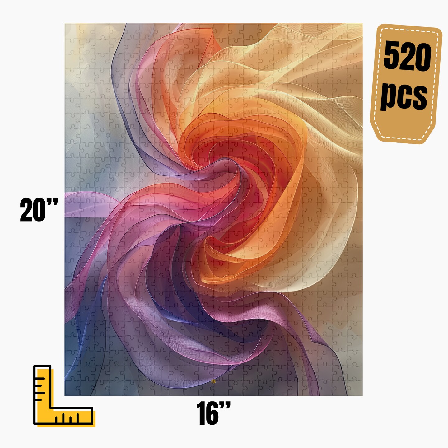 Compoz-A-Puzzle Blank Puzzles – 4x5.5 Inch, 16 Pieces, 24 Pack For Art & Crafts