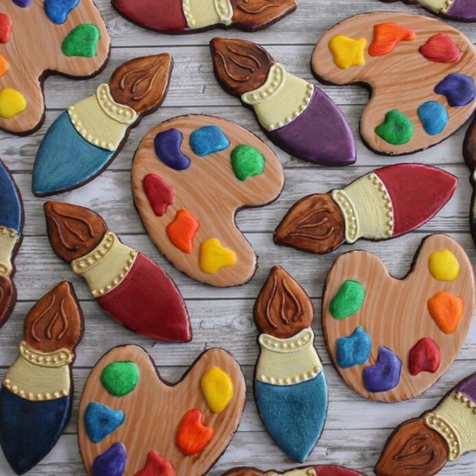 Ann Clark Paint Palette Cookie Cutter, 3.5&#x22;