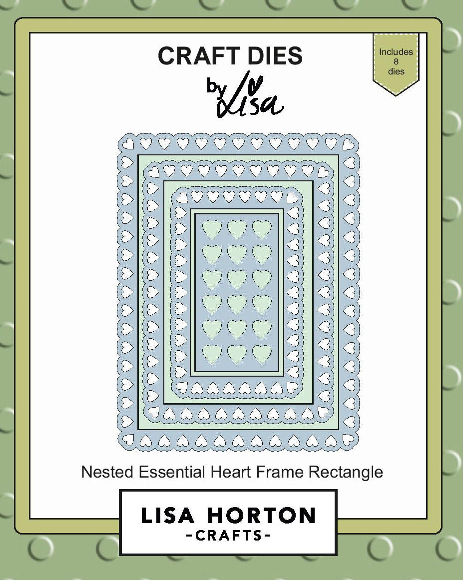 Lisa Horton --That Craft Place Lisa Horton Crafts Die Set - Nested Essential Heart Frame